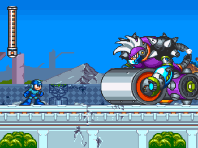 Mega Man 7 screenshot - Intro Stage
